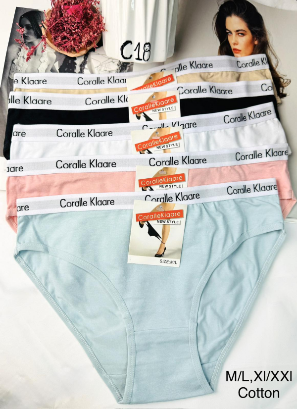 Majtki damskie Roz M/L-L/XL , Mix kolor Paczka 24 szt 1